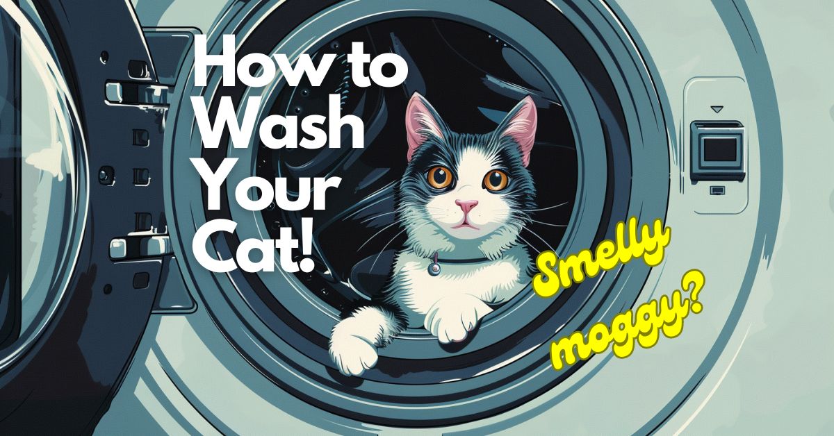 How to wash a cat